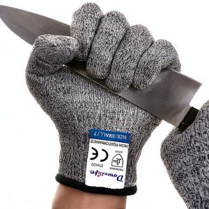 Cut Resistant Gloves Dowellife Food Grade Level 5 Large Original-0